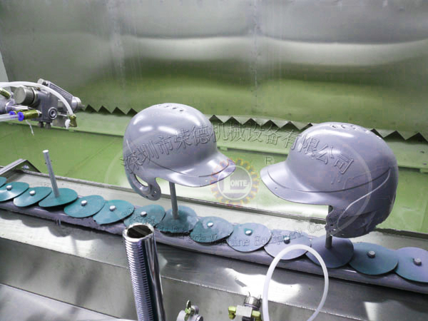 頭盔安全帽噴涂流水線(xiàn)